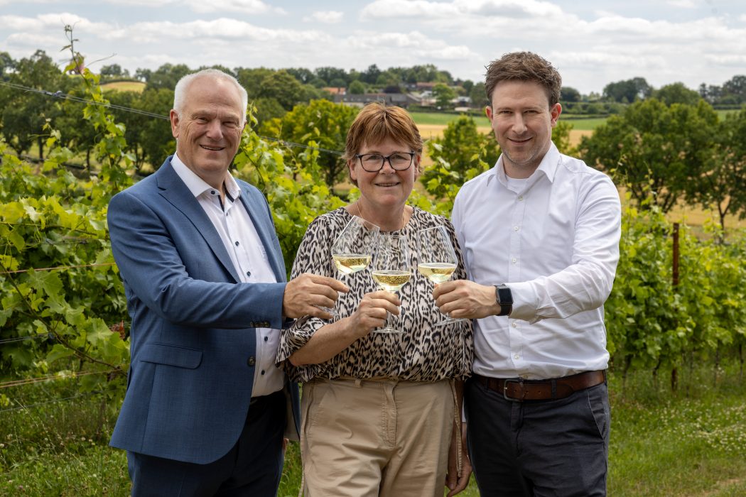 Jo, Marjolein en Jack Aelmans.