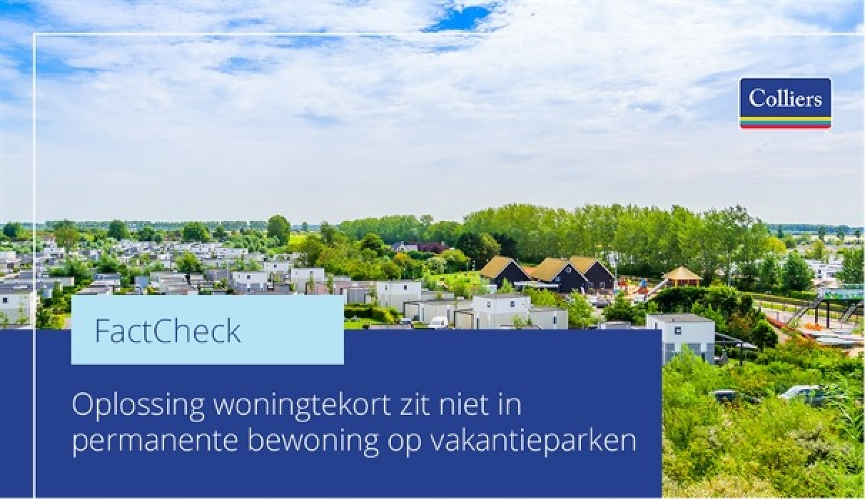 Oplossing woningtekort zit niet in permanente bewoning op vakantieparken