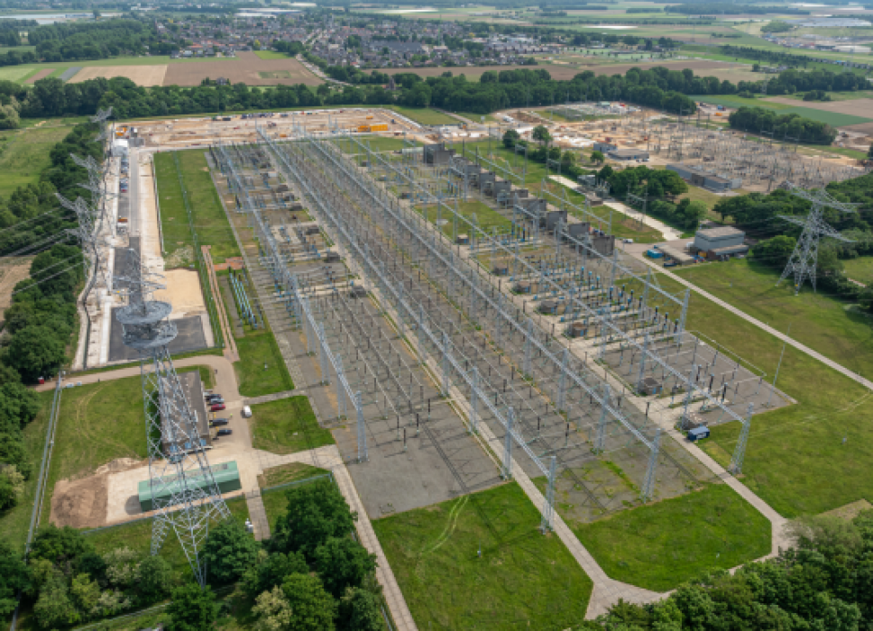 Overzichtsfoto van het terrein in Maasbracht