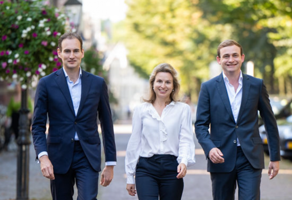 v.l.n.r. Clemens van Vuurde, Natálie Verhoef en Arjan Peerboom