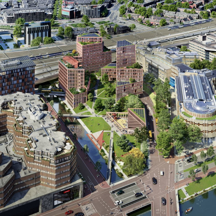 Gebiedsontwikkeling Smakkelaarspark naast station Utrecht Centraal