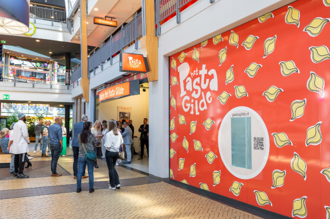Het Pasta Gilde in de Megastores in Den Haag